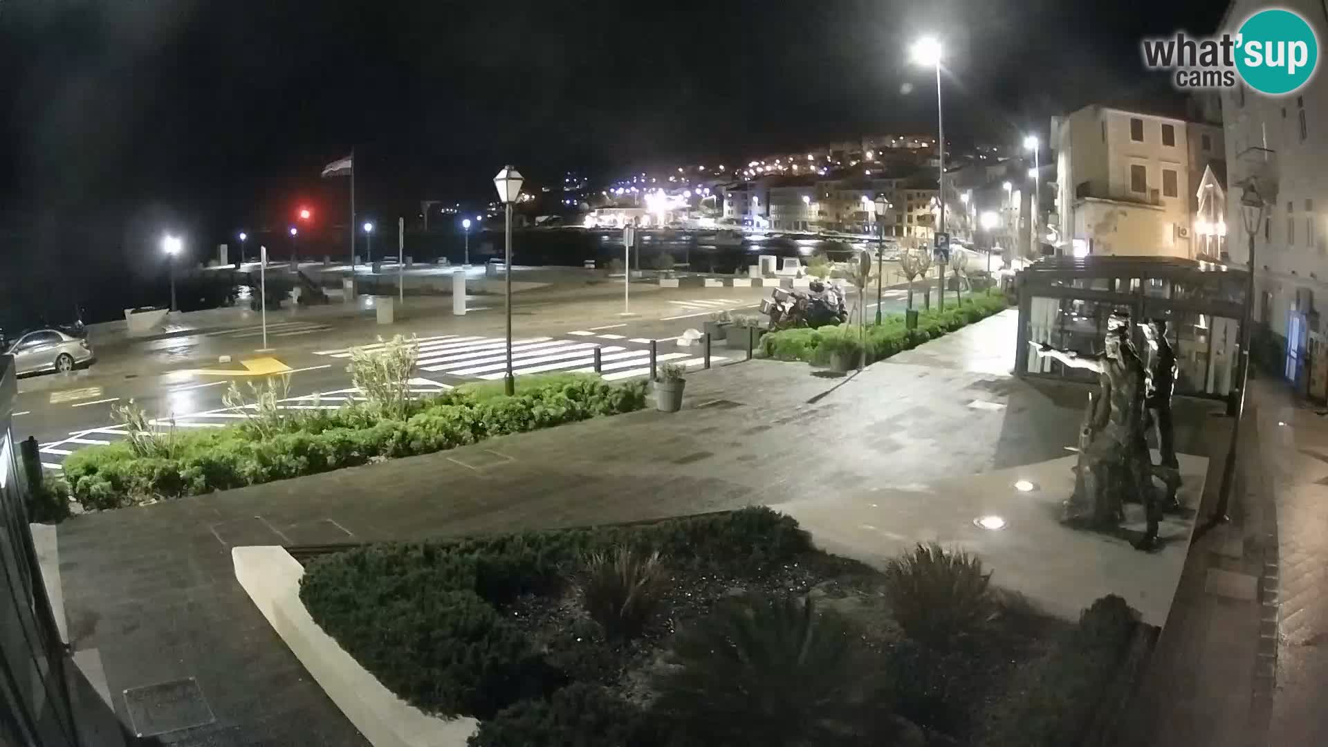 Live webcam Senj riva – fronte mare