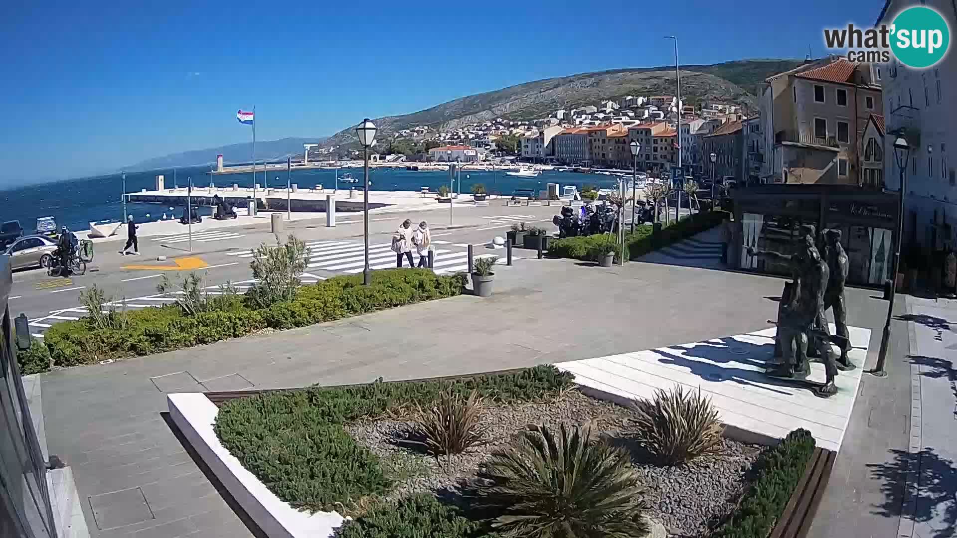 Live webcam Senj riva – seafront – Croatia