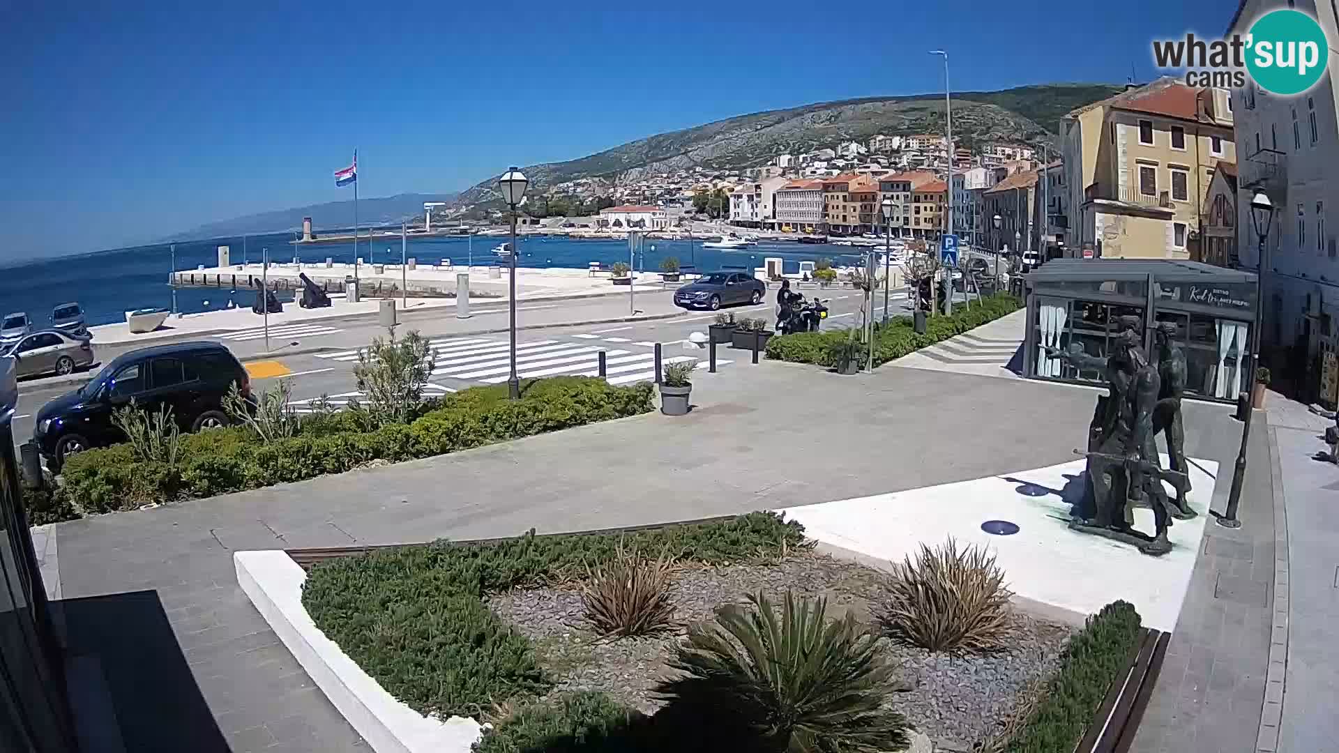 Spletna kamera v živo Senj riva – Hrvaška