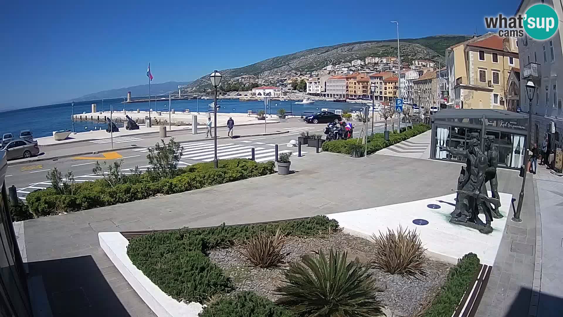 Live webcam Senj riva – seafront – Croatia
