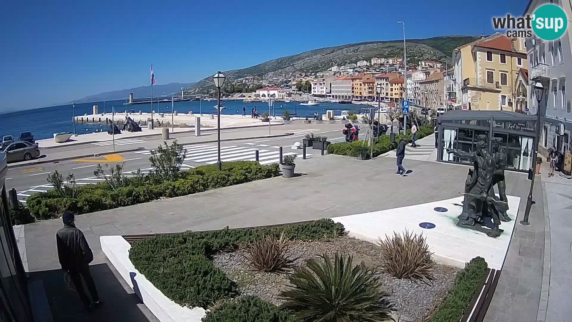 Spletna kamera v živo Senj riva – Hrvaška