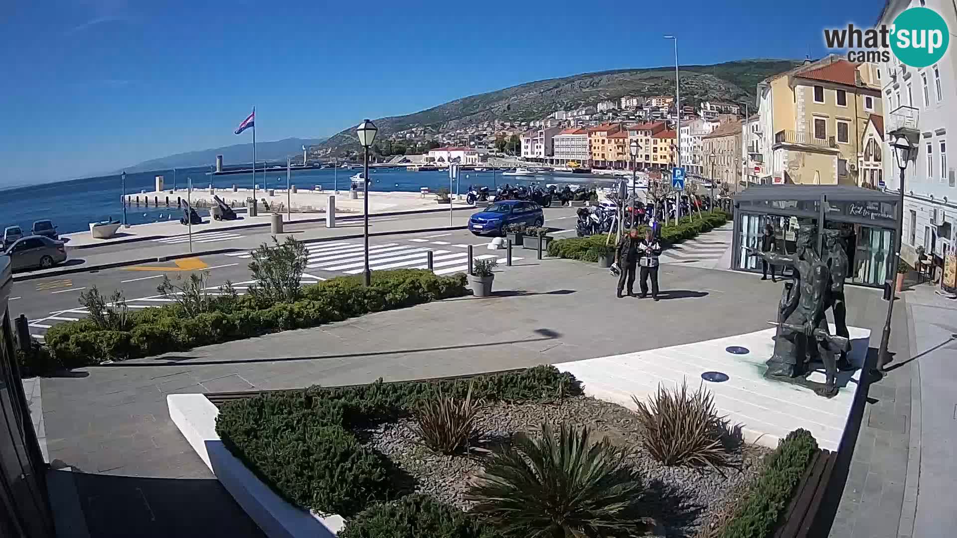 Spletna kamera v živo Senj riva – Hrvaška