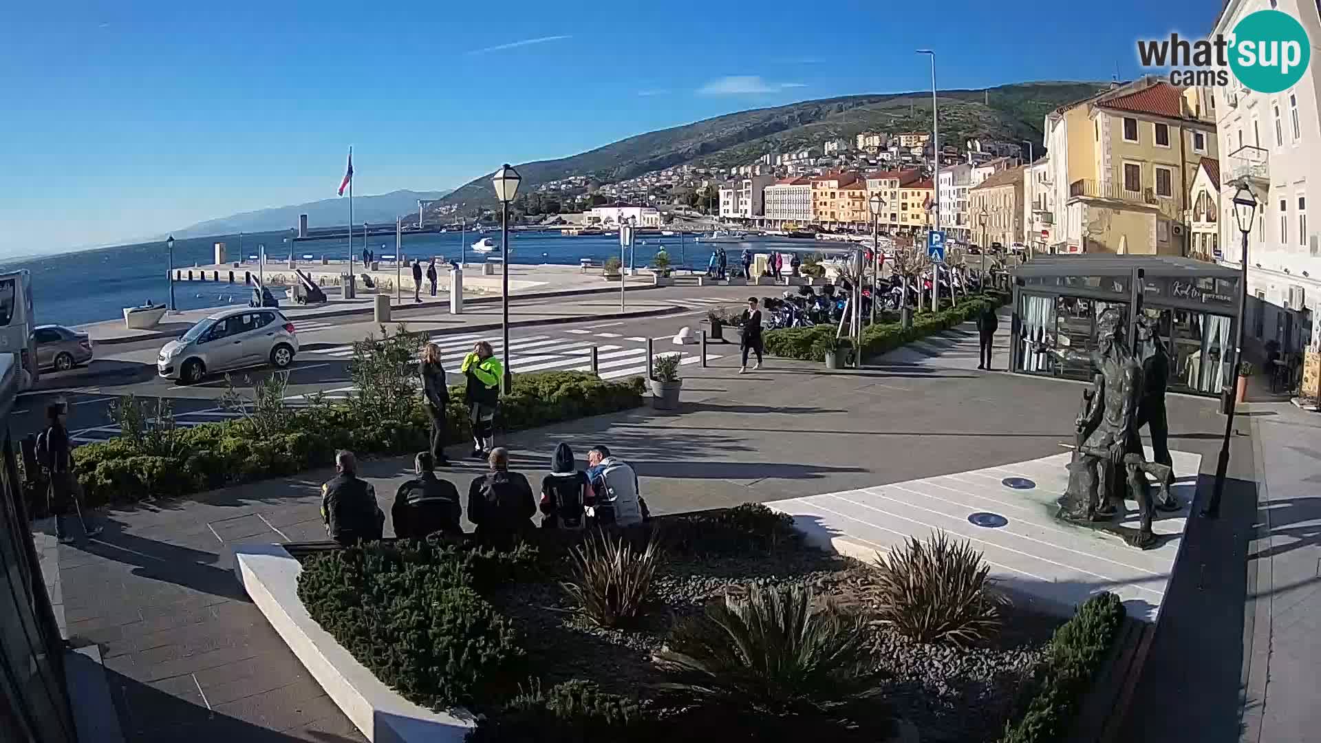 Live-Webcam Senj Riva – direkt am Meer – Kroatien