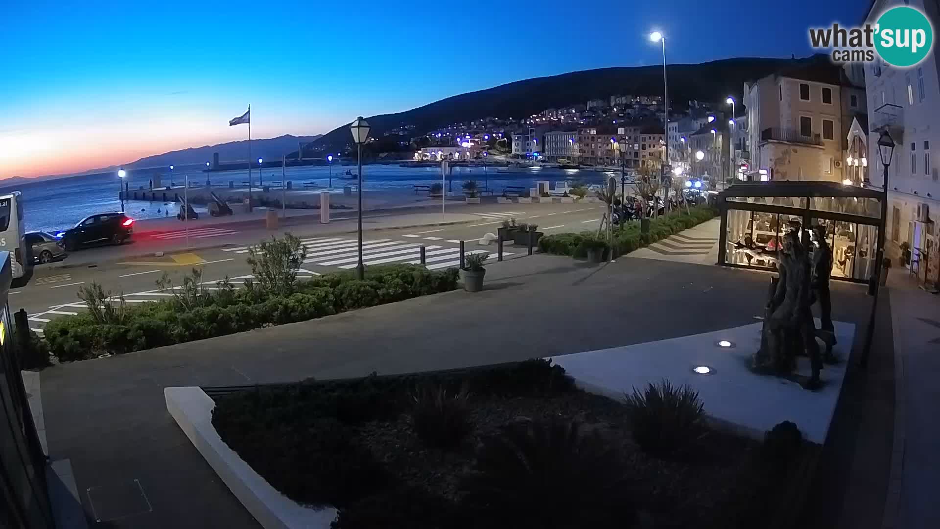 Webcam en vivo Senj riva – paseo marítimo