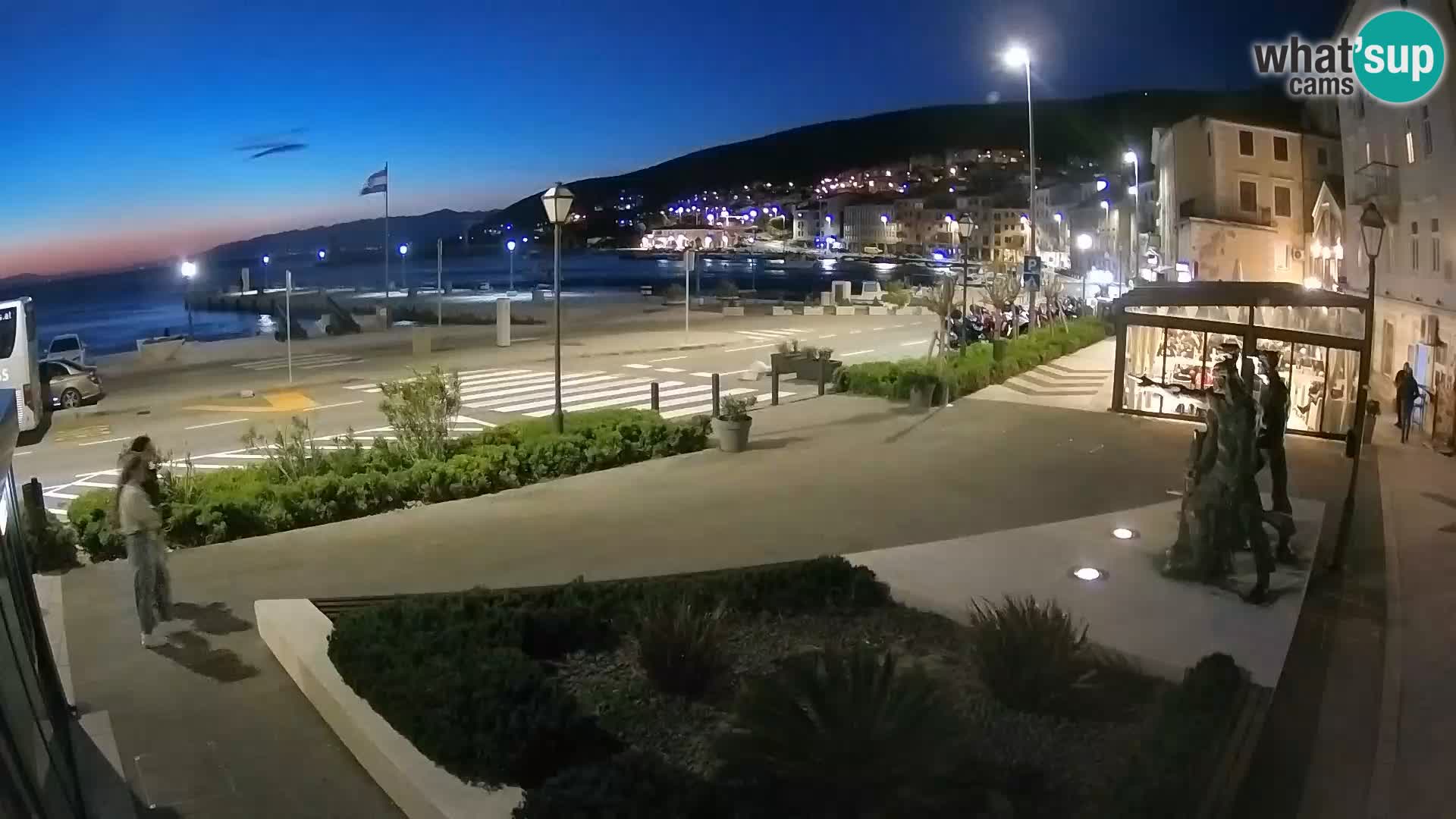 Live webcam Senj riva – fronte mare