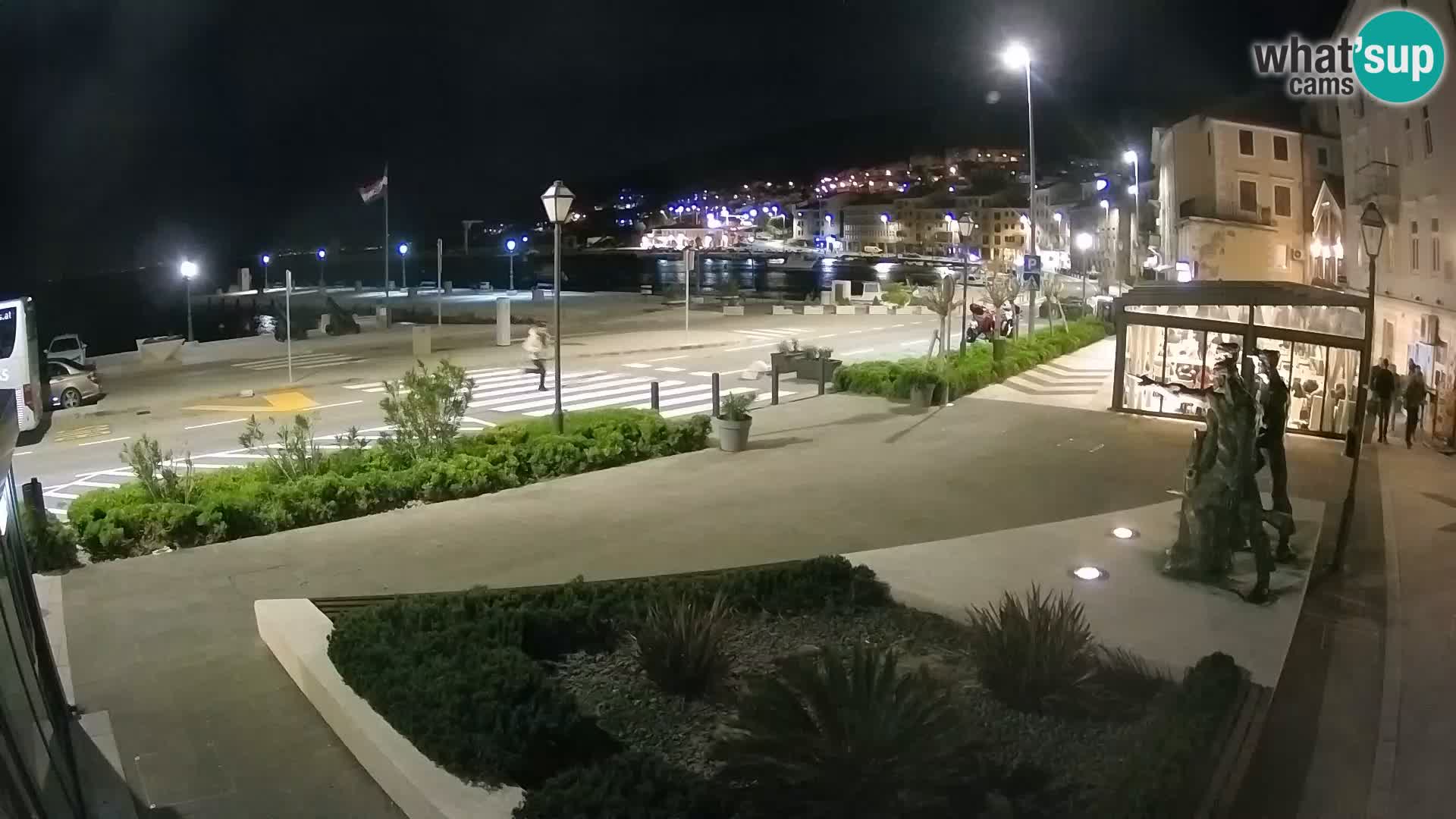 Live webcam Senj riva – fronte mare