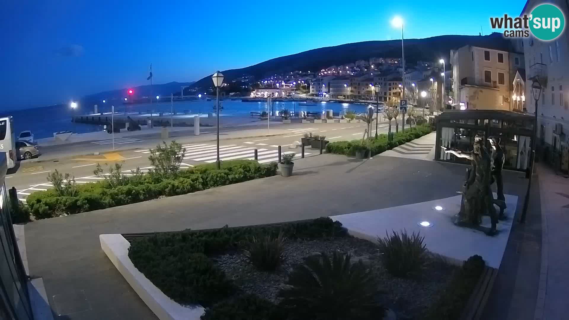 Live webcam Senj riva – seafront – Croatia