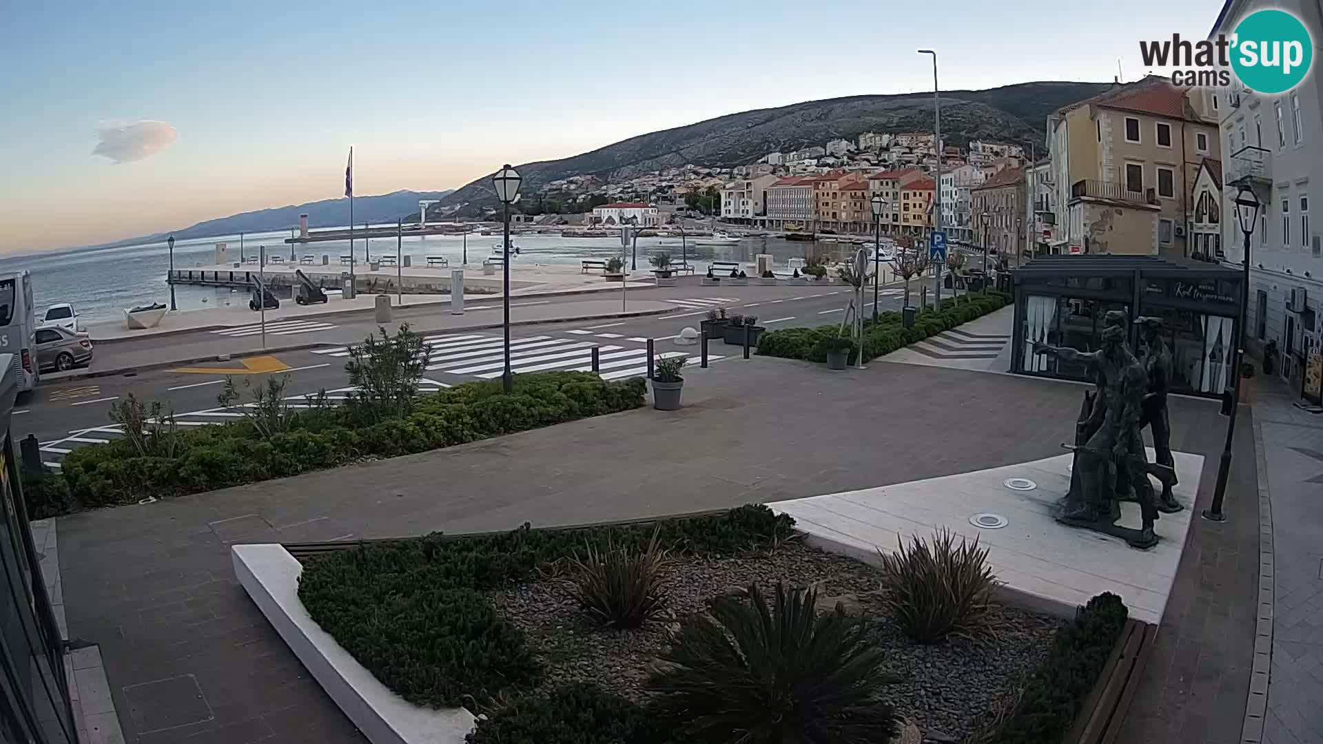 Spletna kamera v živo Senj riva – Hrvaška