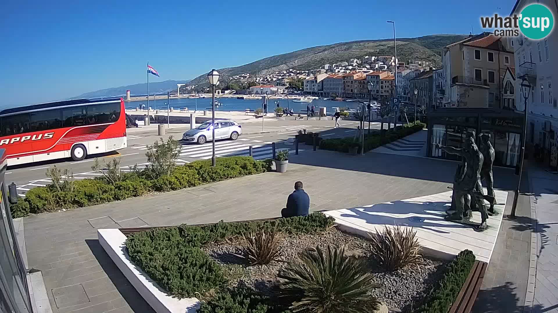 Live-Webcam Senj Riva – direkt am Meer – Kroatien