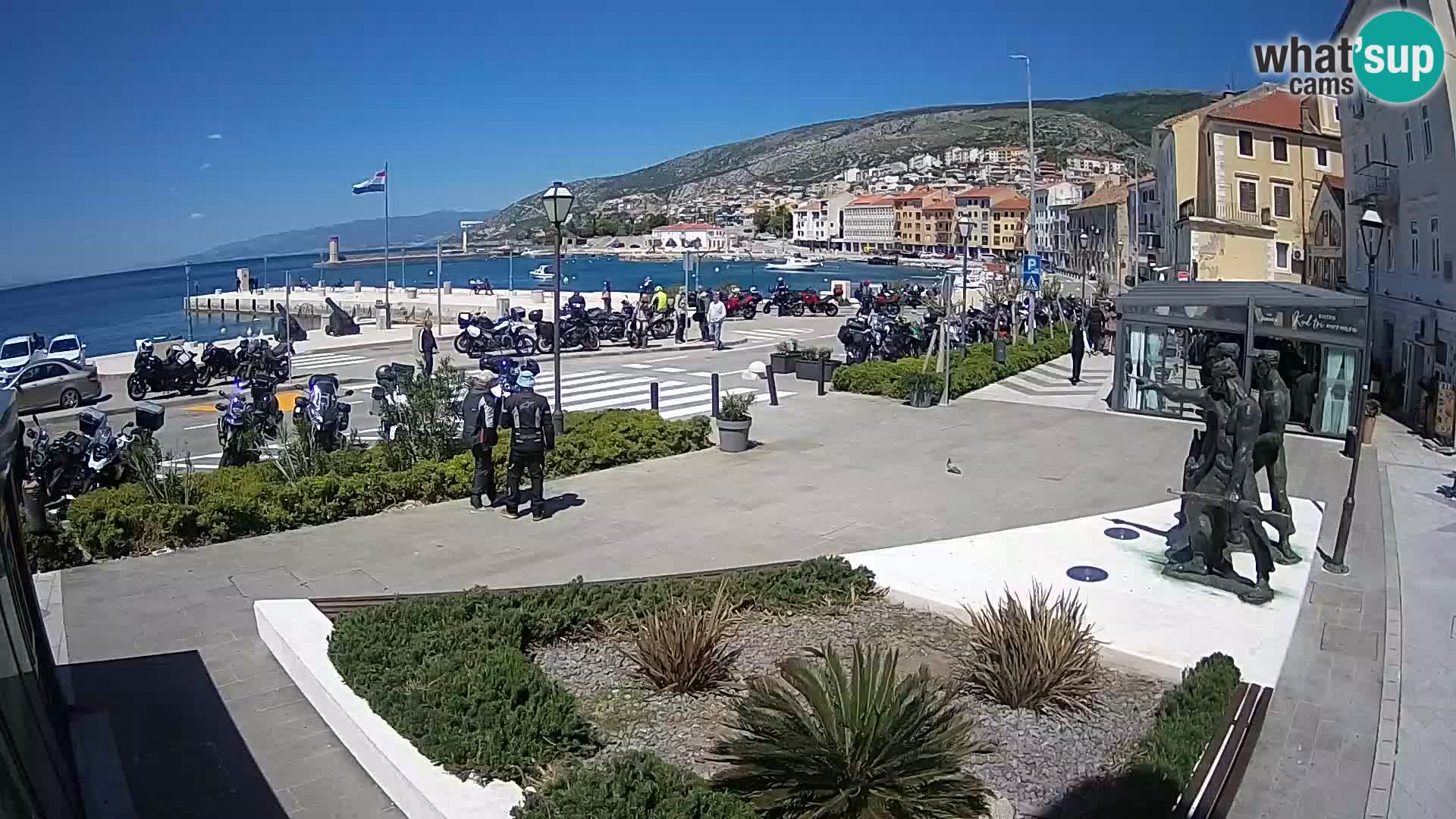 Live webcam Senj riva – fronte mare