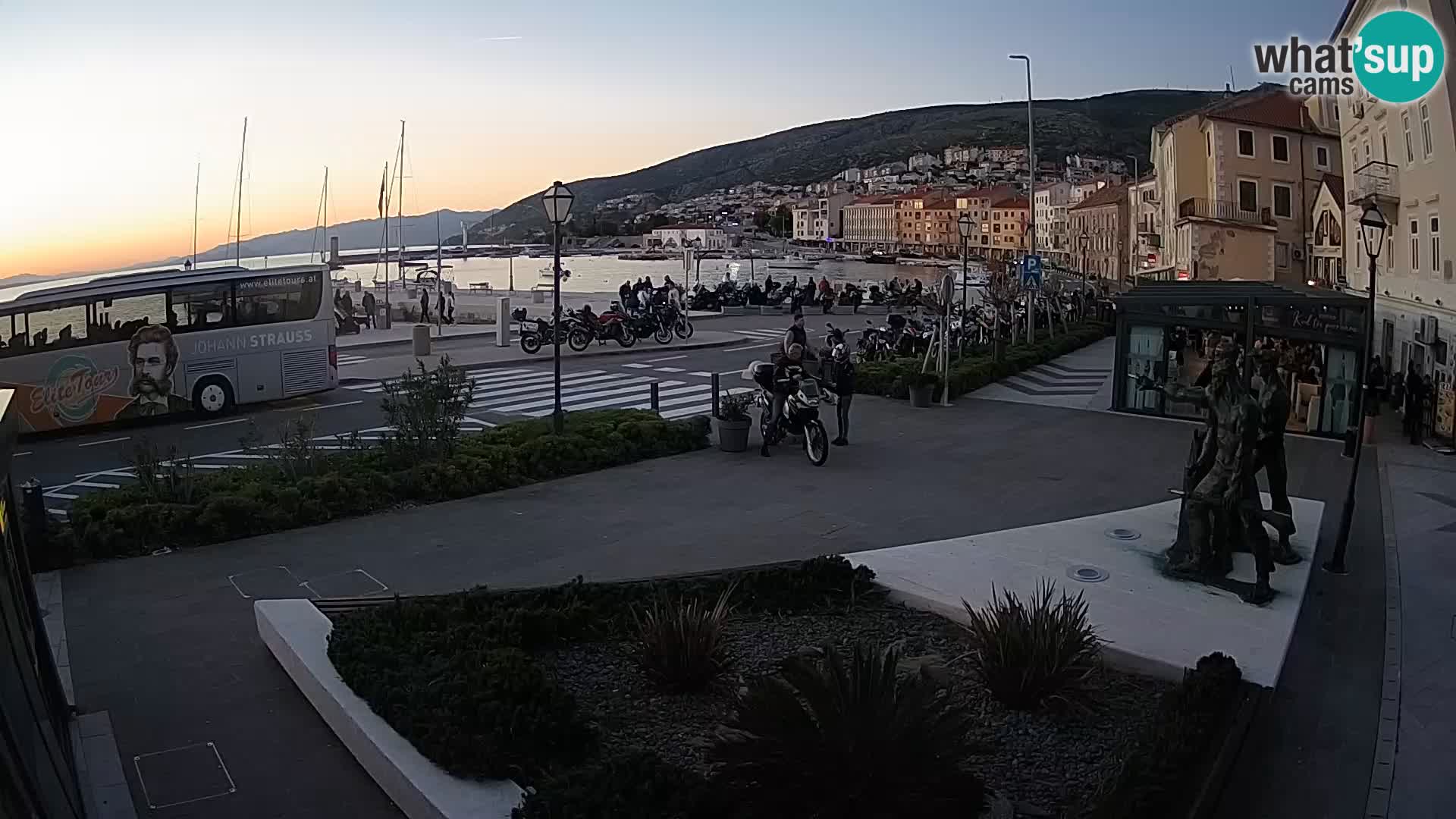 Spletna kamera v živo Senj riva – Hrvaška