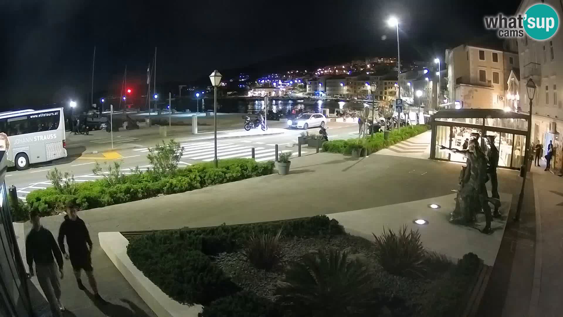 Live webcam Senj riva – fronte mare