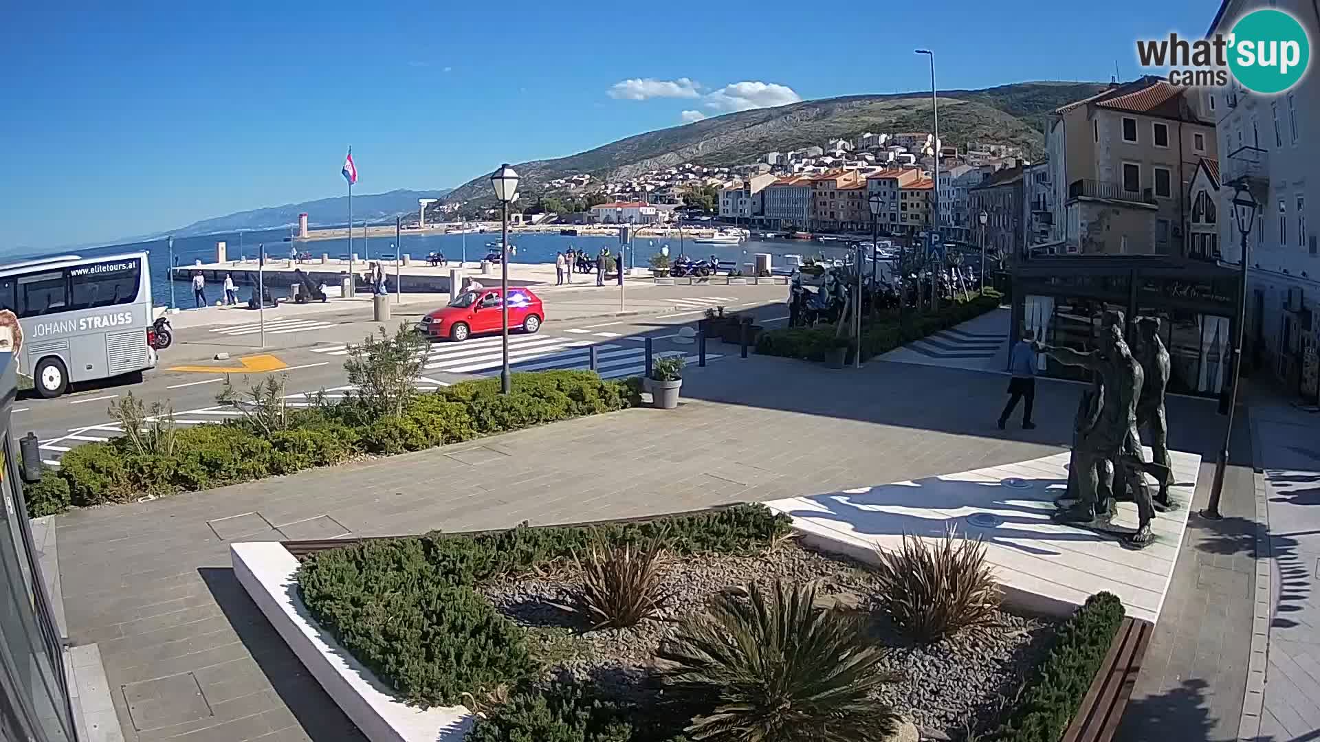 Live-Webcam Senj Riva – direkt am Meer – Kroatien