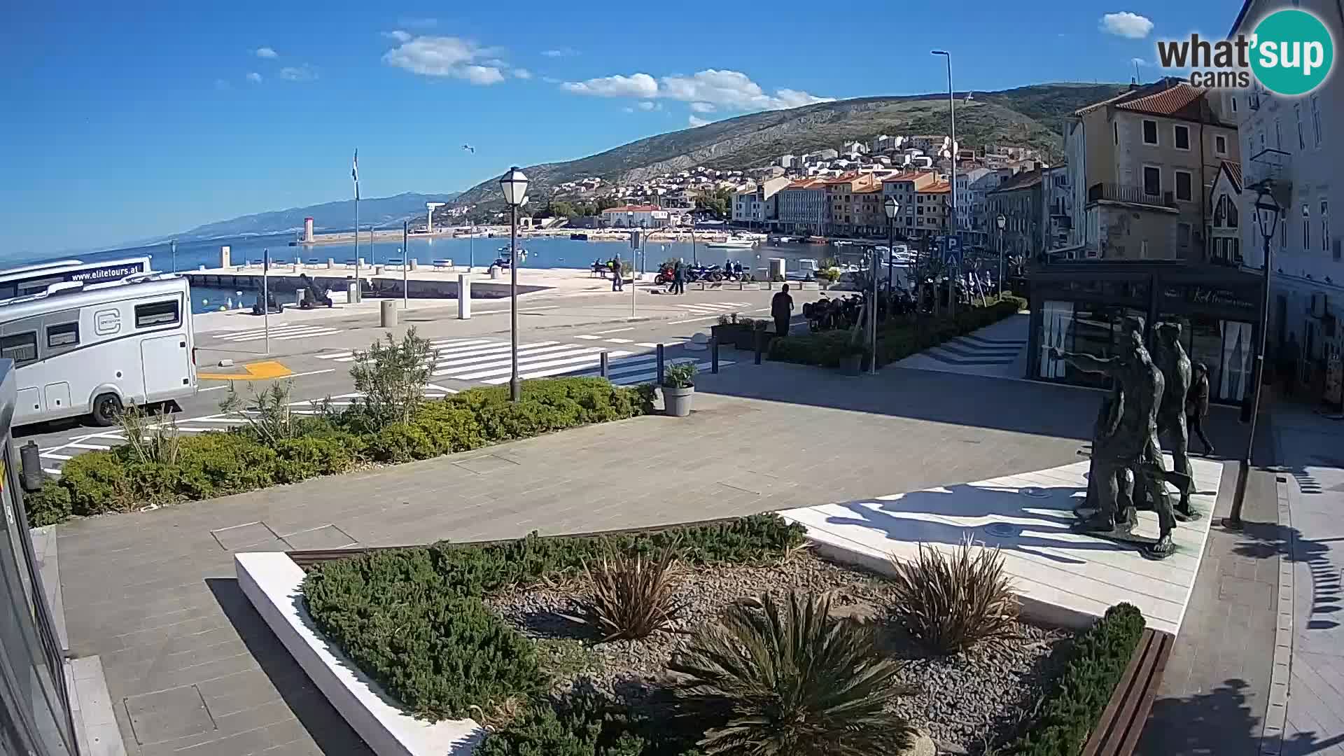Live webcam Senj riva – fronte mare