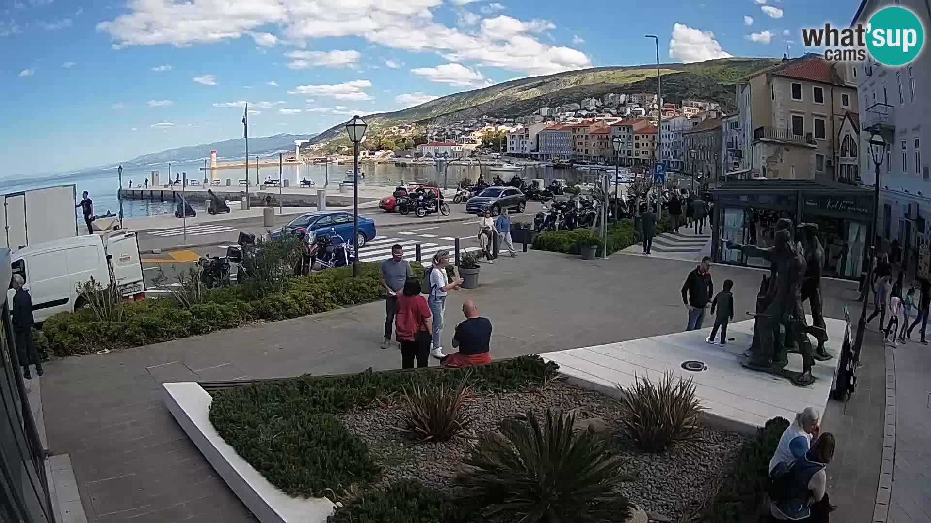 Spletna kamera v živo Senj riva – Hrvaška