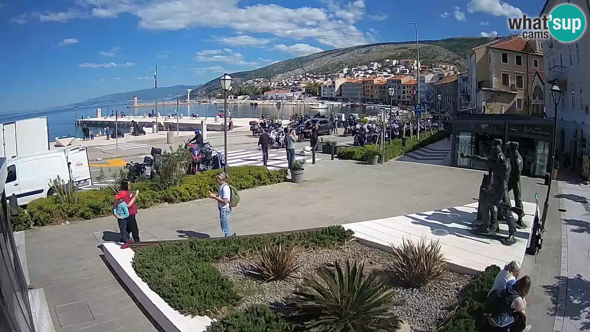 Spletna kamera v živo Senj riva – Hrvaška