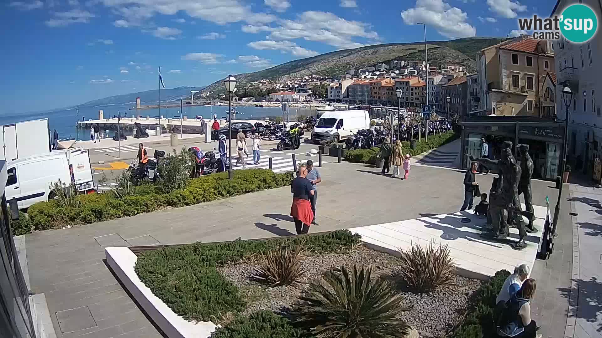 Spletna kamera v živo Senj riva – Hrvaška