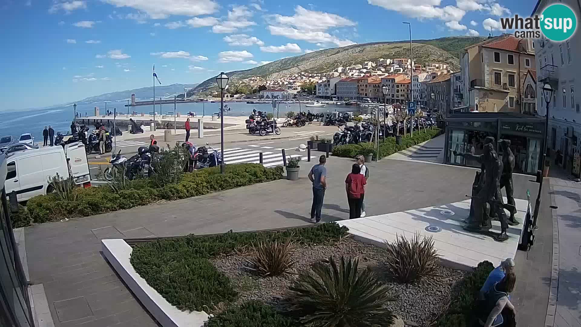 Webcam en vivo Senj riva – paseo marítimo