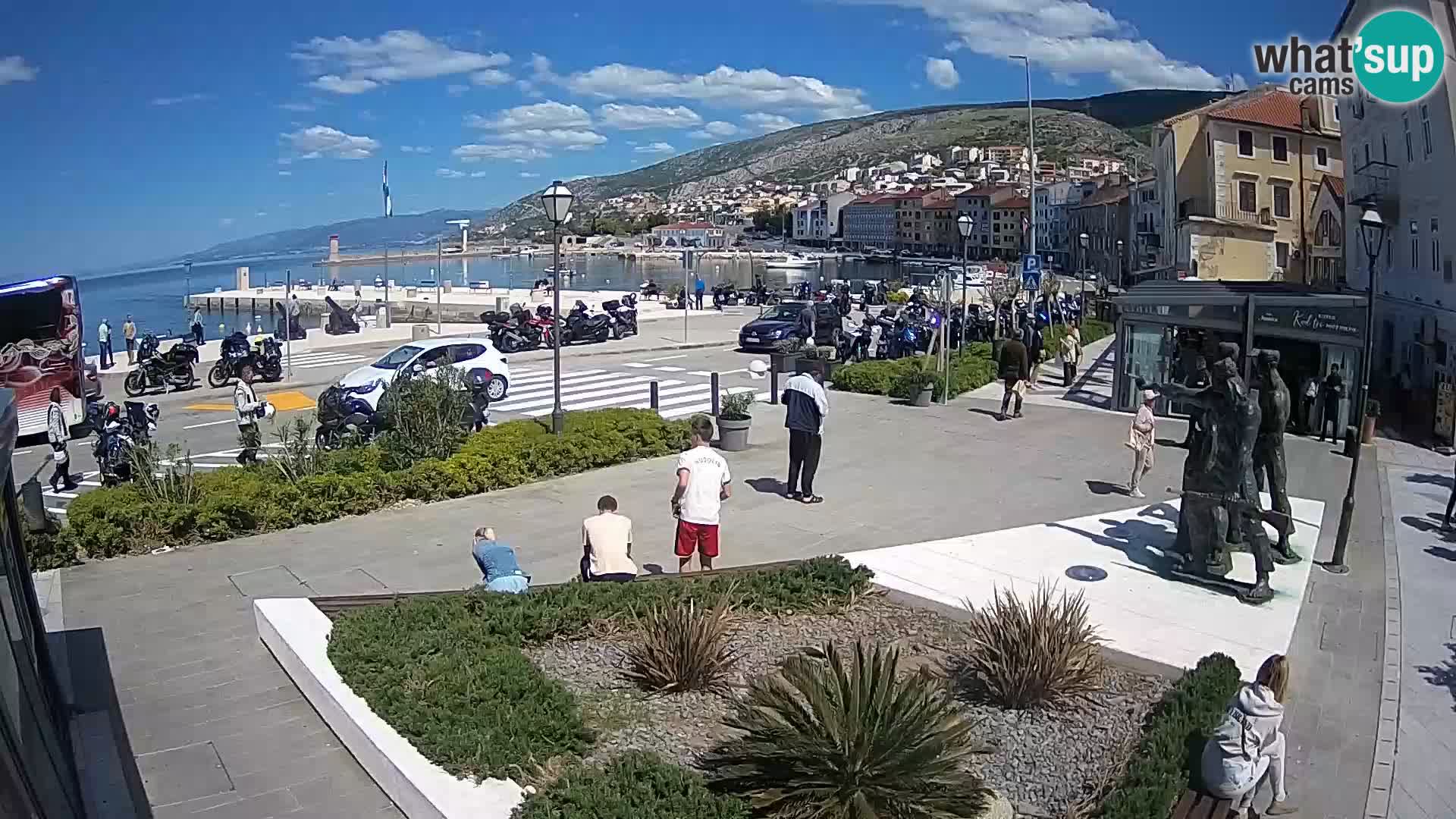 Live-Webcam Senj Riva – direkt am Meer – Kroatien