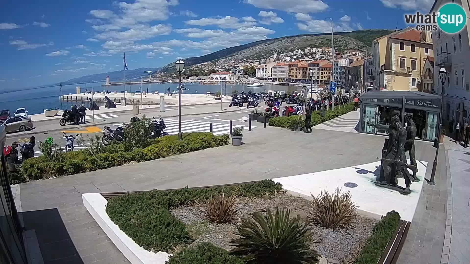 Live webcam Senj riva – fronte mare