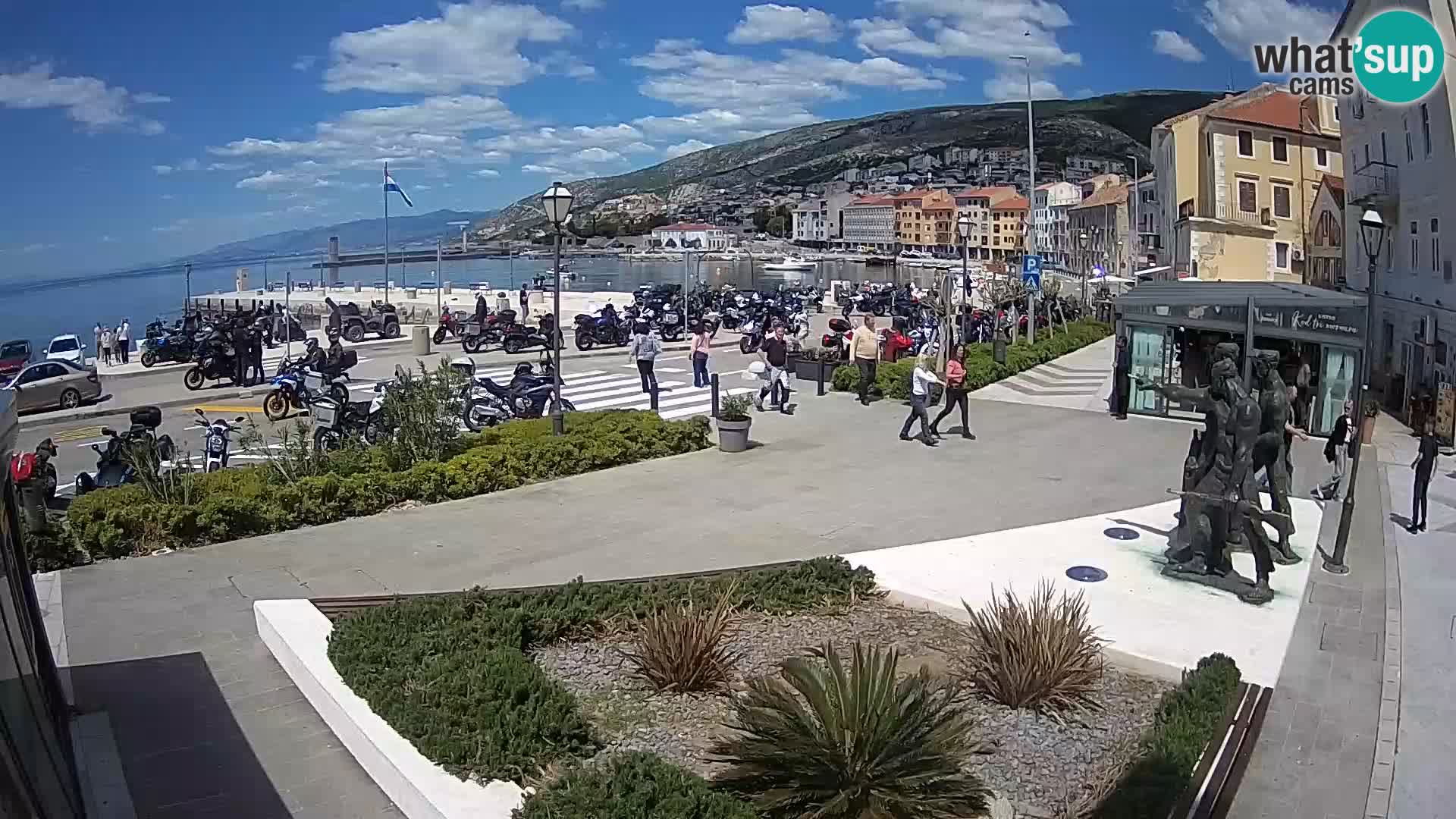 Live webcam Senj riva – fronte mare
