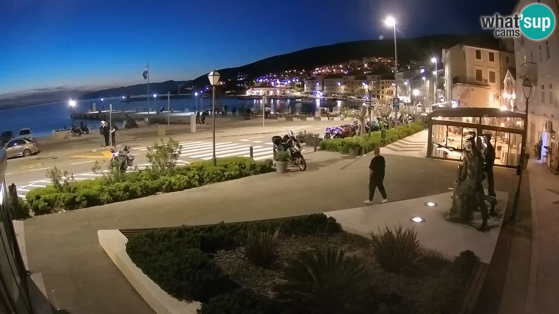 Webcam en vivo Senj riva – paseo marítimo