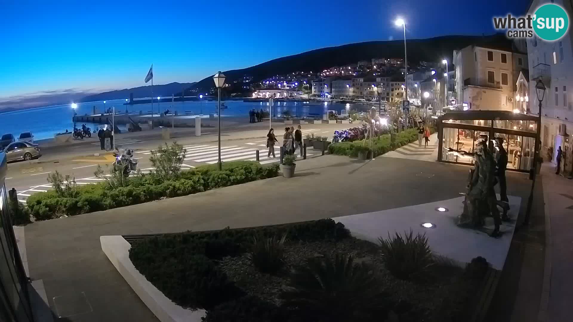 Live webcam Senj riva – fronte mare