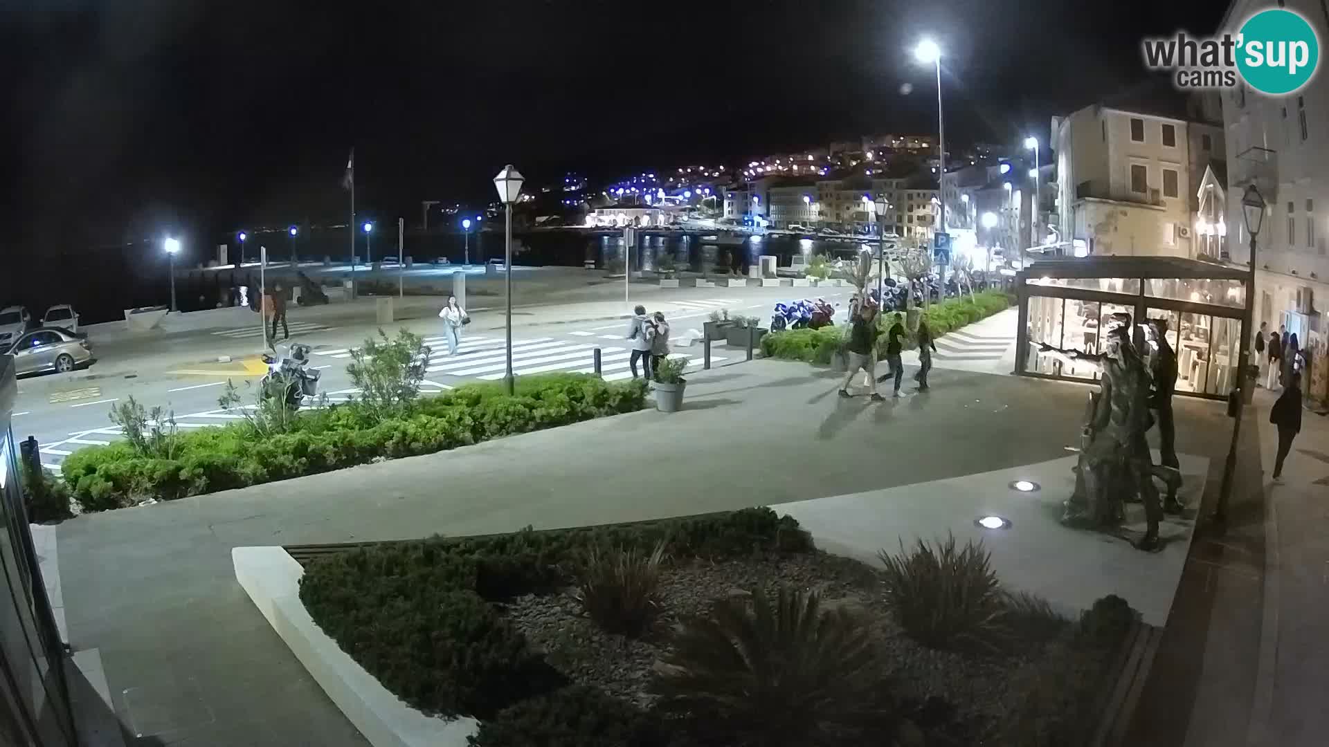 Live-Webcam Senj Riva – direkt am Meer – Kroatien