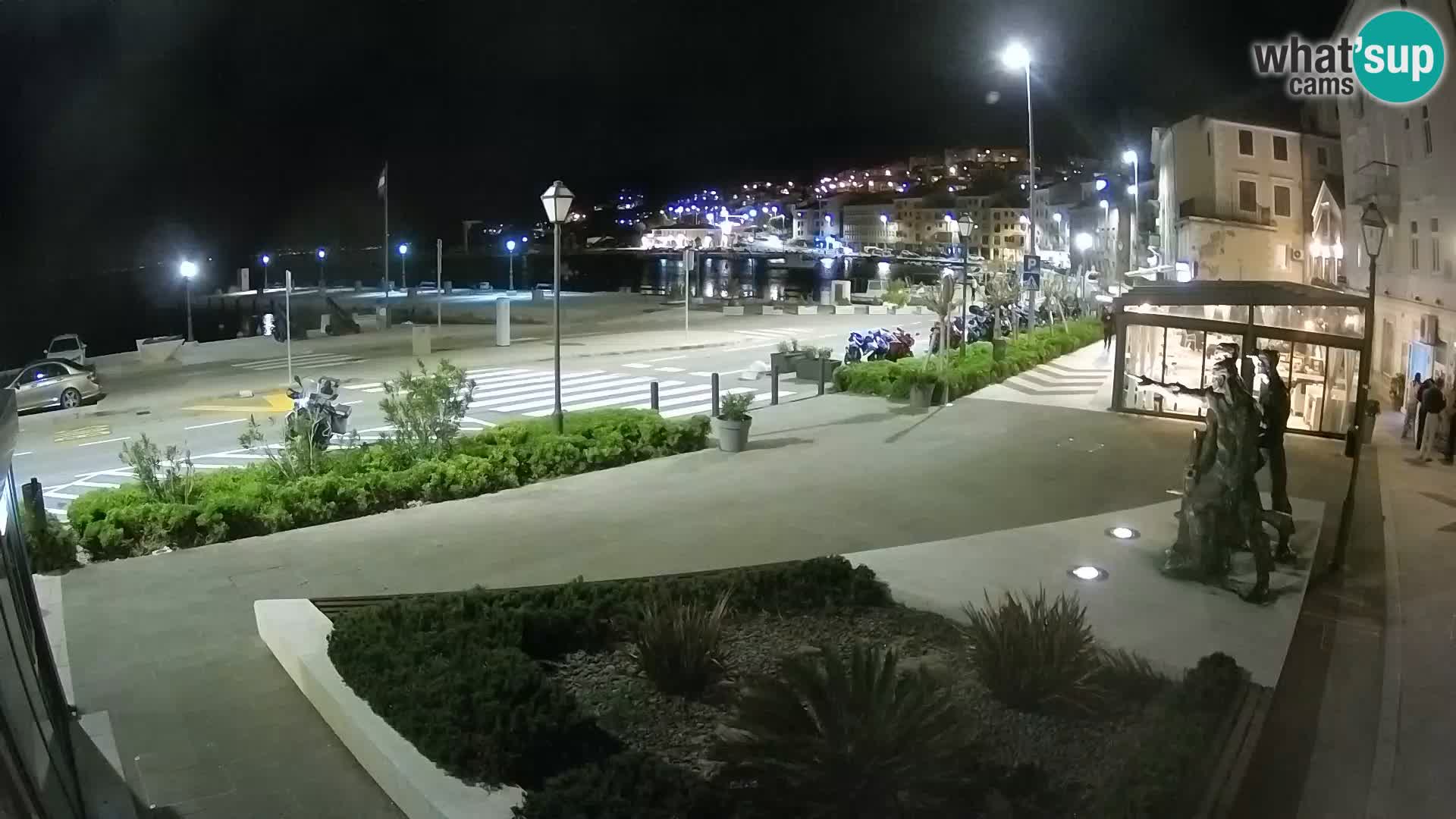 Live-Webcam Senj Riva – direkt am Meer – Kroatien