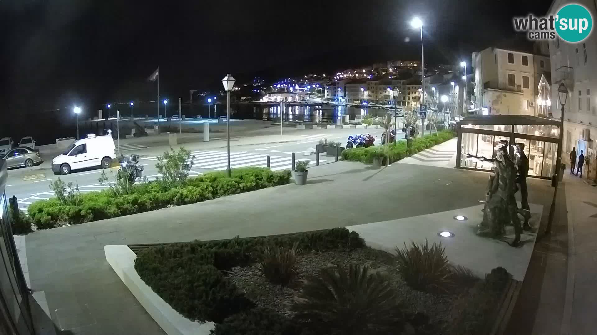Live webcam Senj riva – seafront – Croatia