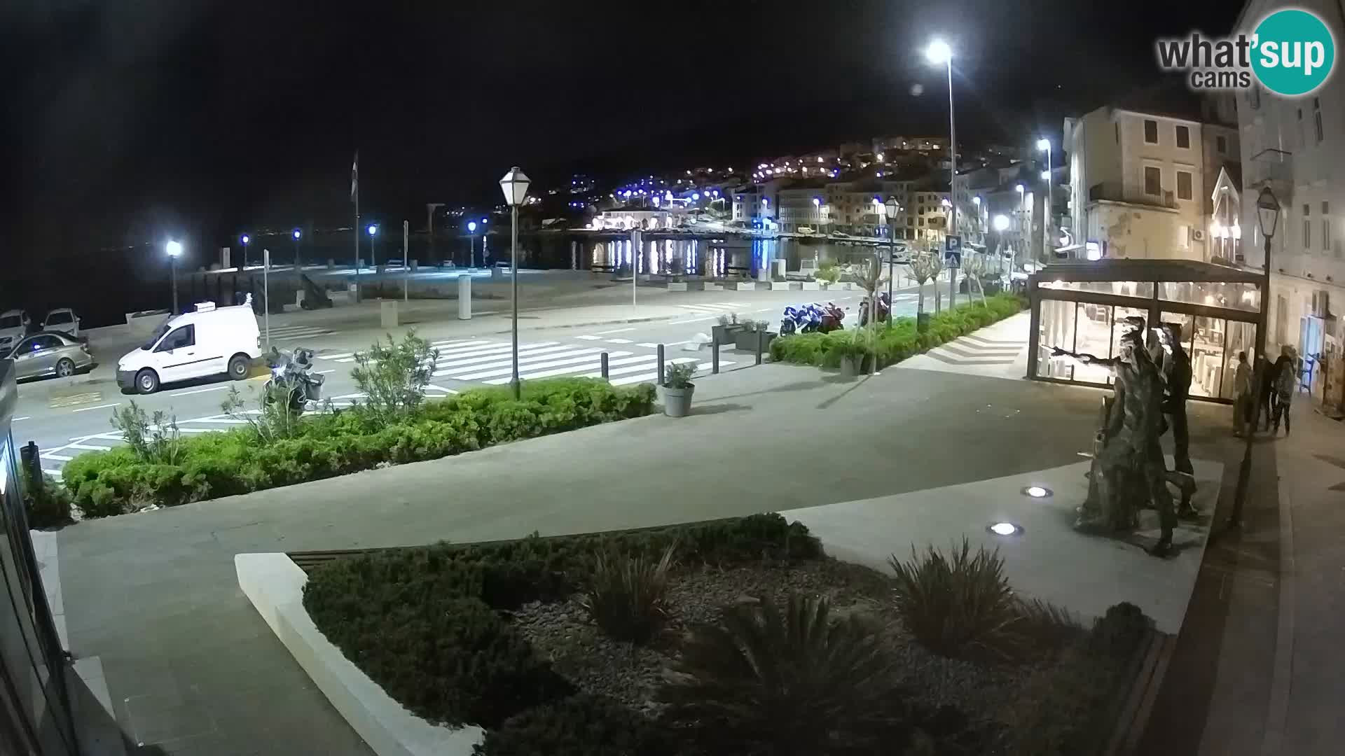 Live webcam Senj riva – fronte mare