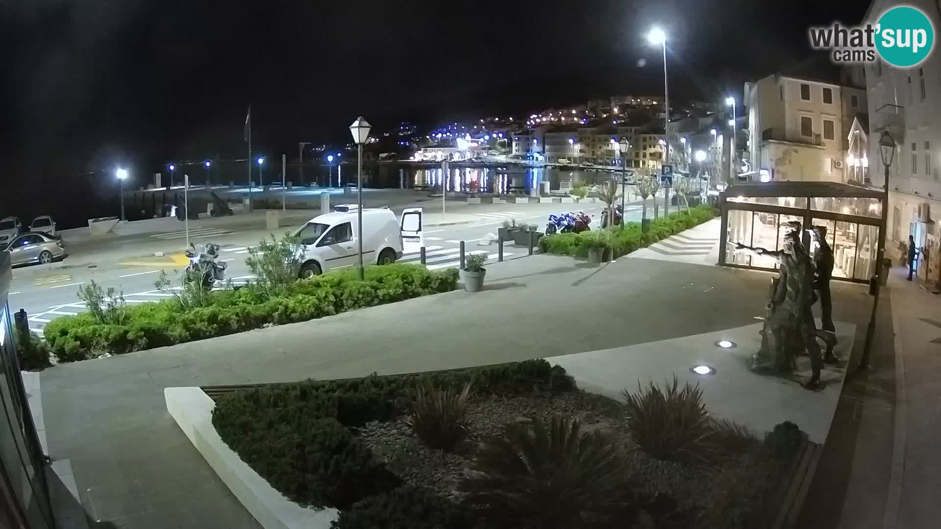 Live webcam Senj riva – fronte mare