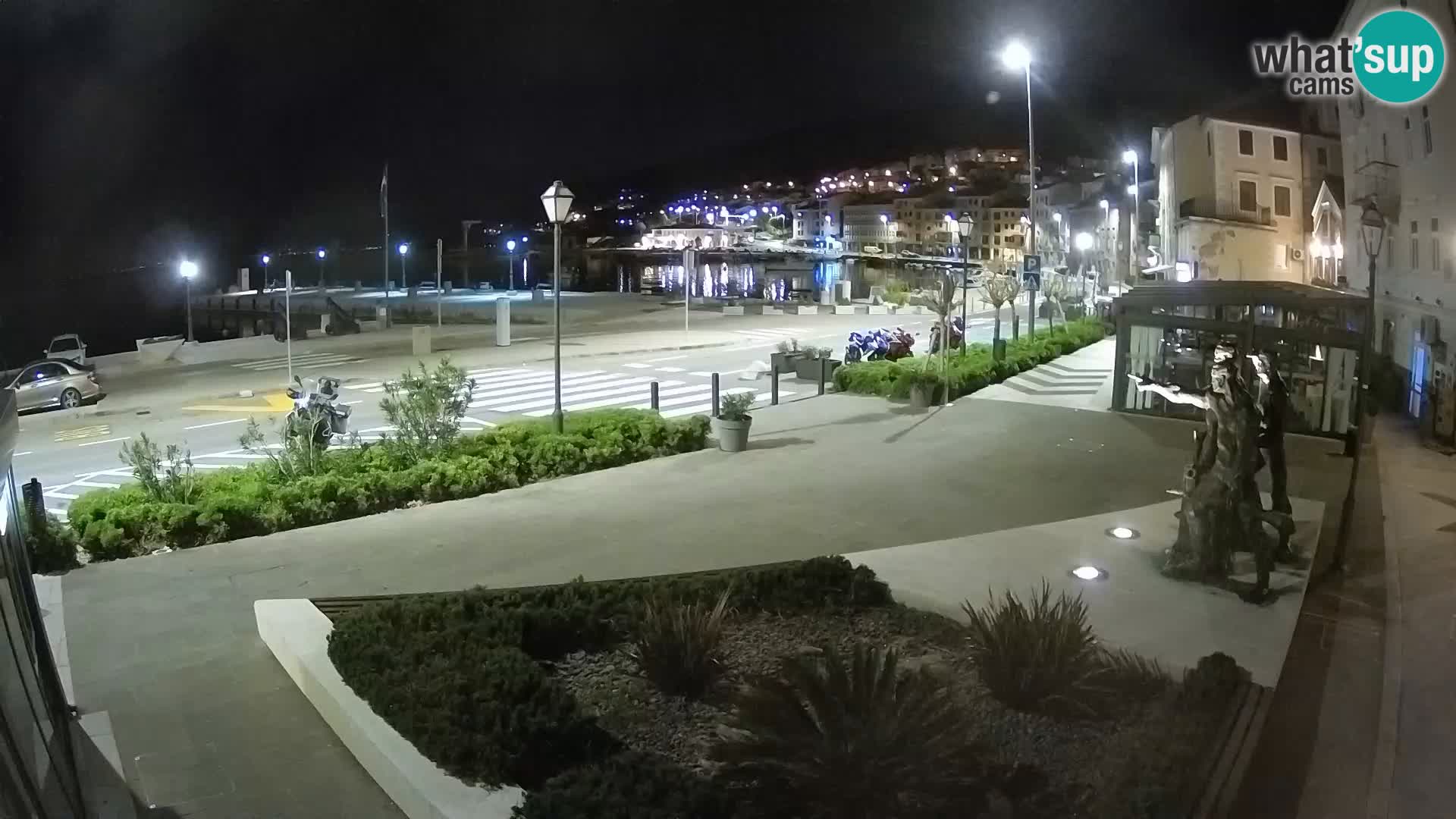 Live-Webcam Senj Riva – direkt am Meer – Kroatien