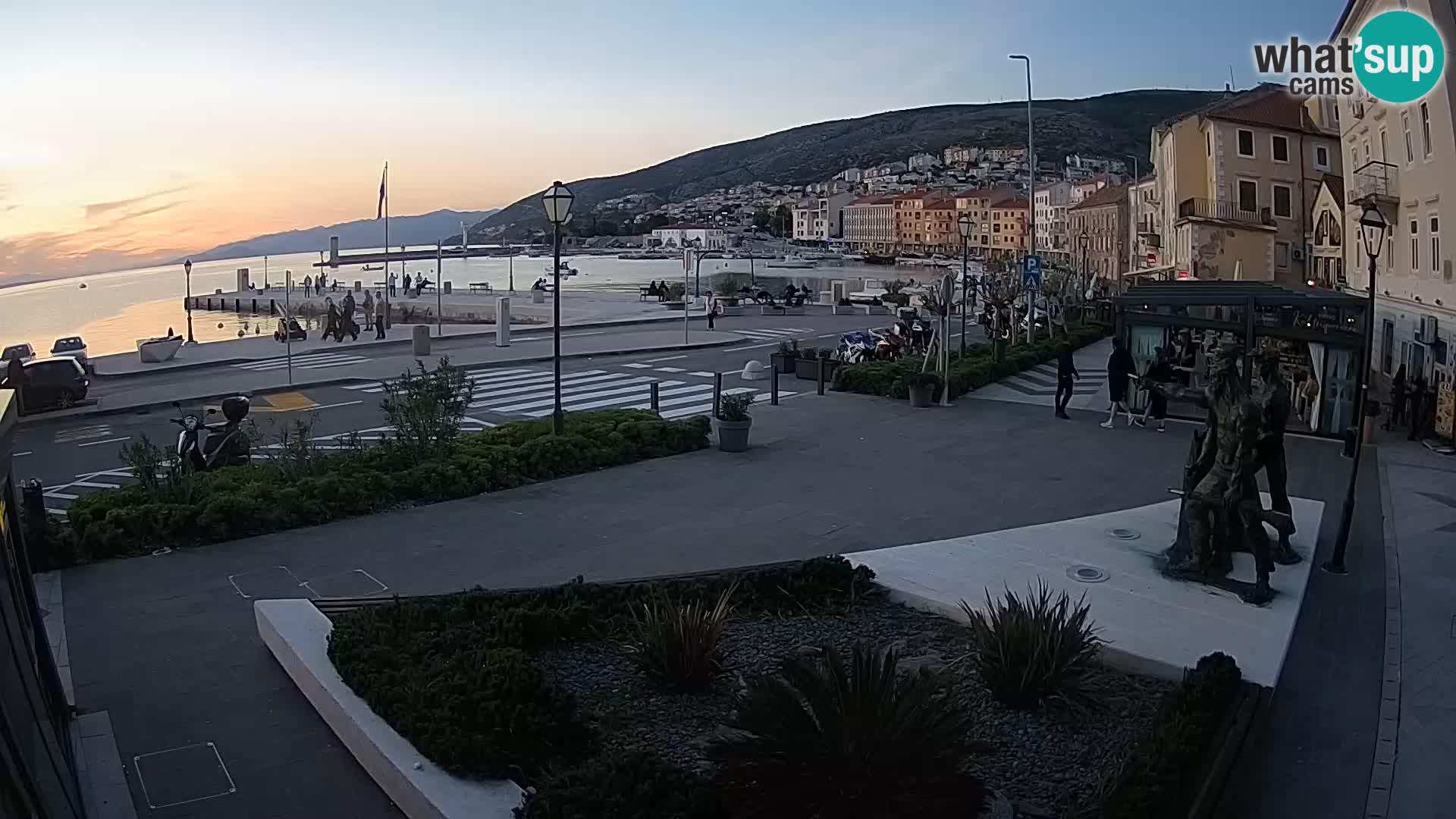 Live webcam Senj riva – seafront – Croatia