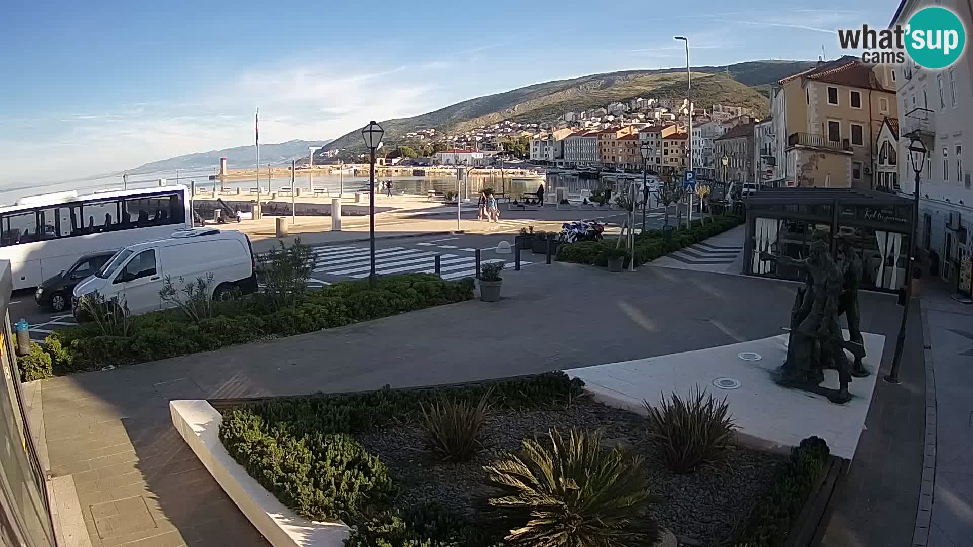 Live webcam Senj riva – seafront – Croatia