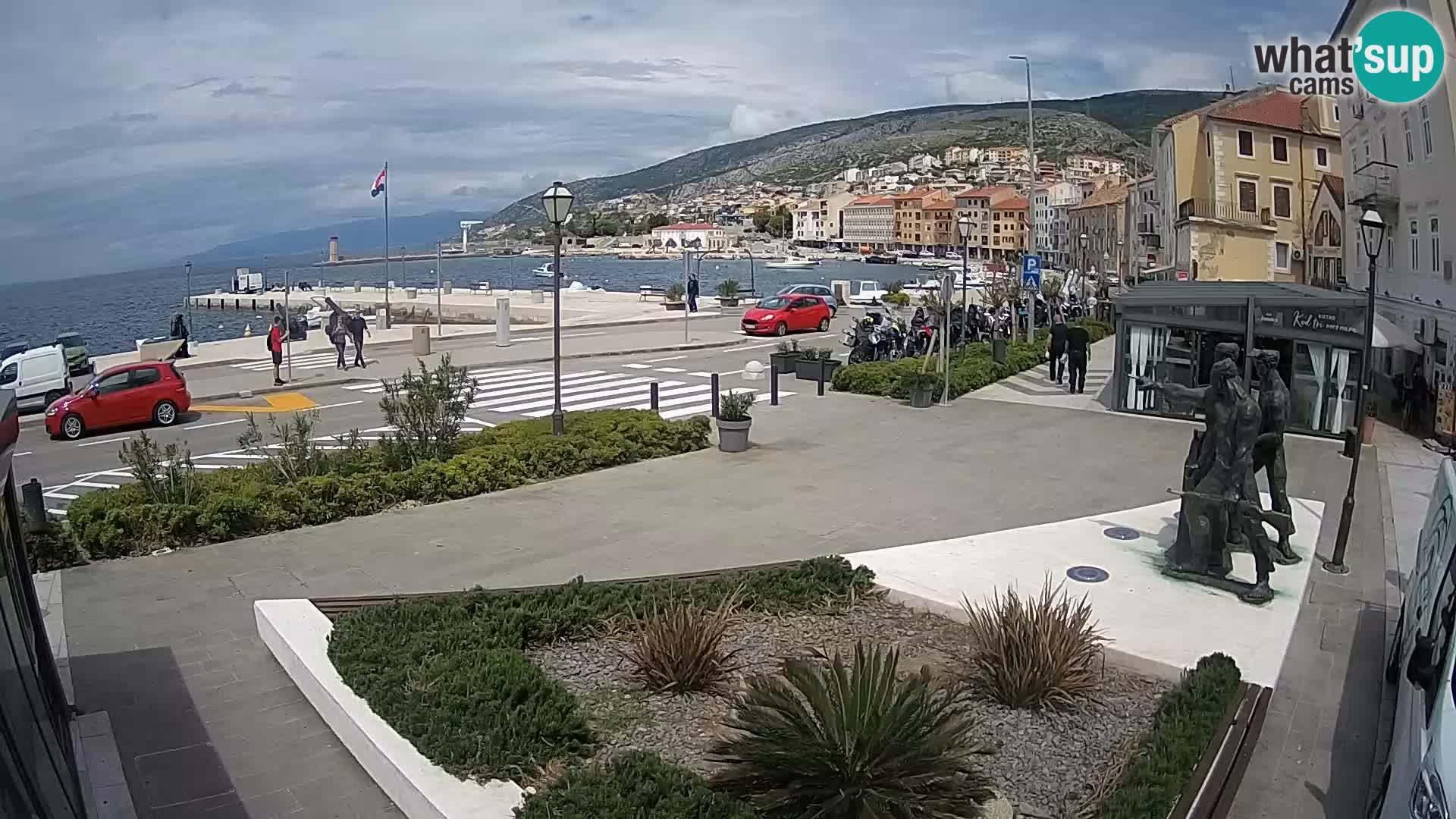 Webcam en vivo Senj riva – paseo marítimo
