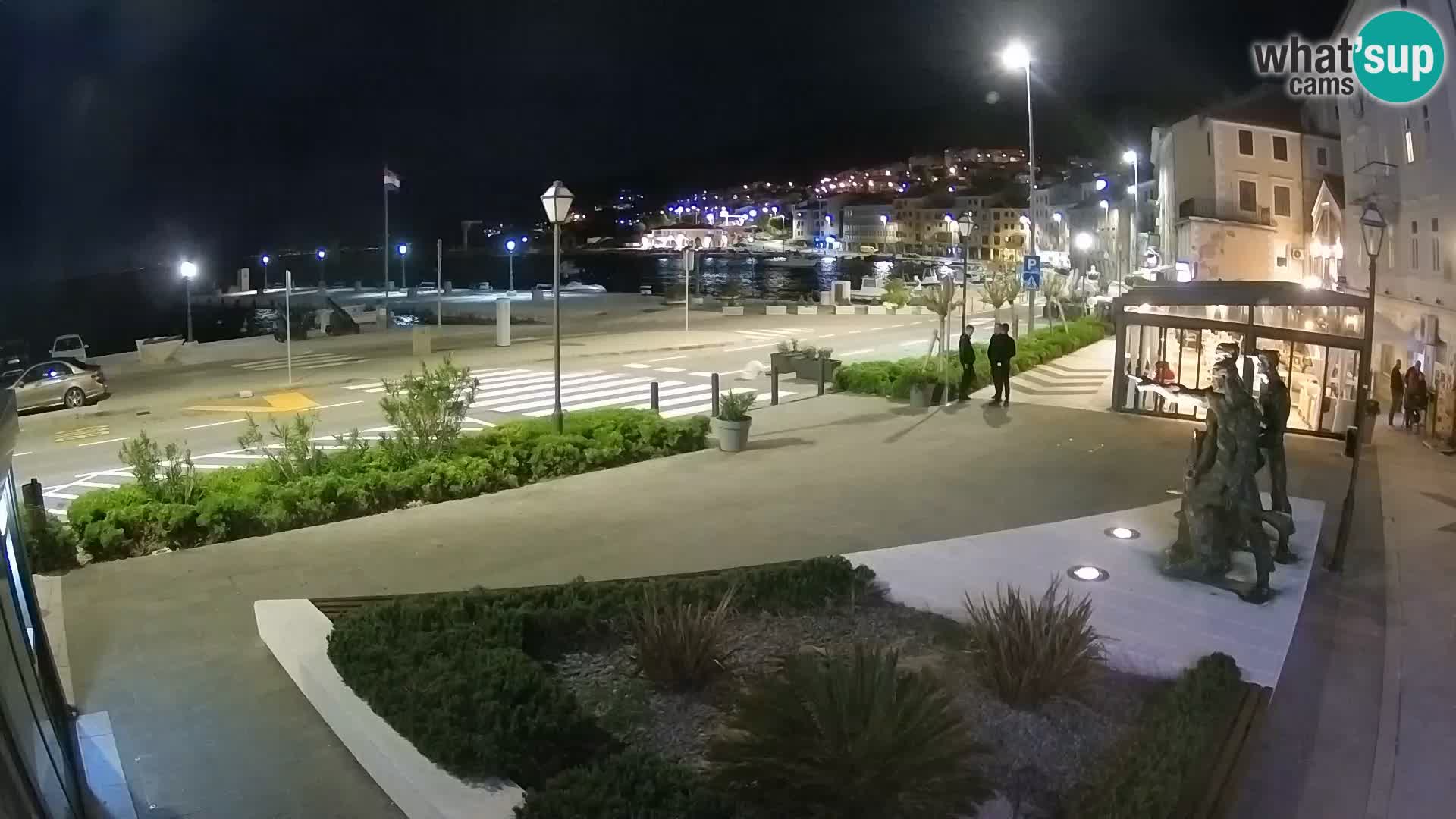 Spletna kamera v živo Senj riva – Hrvaška