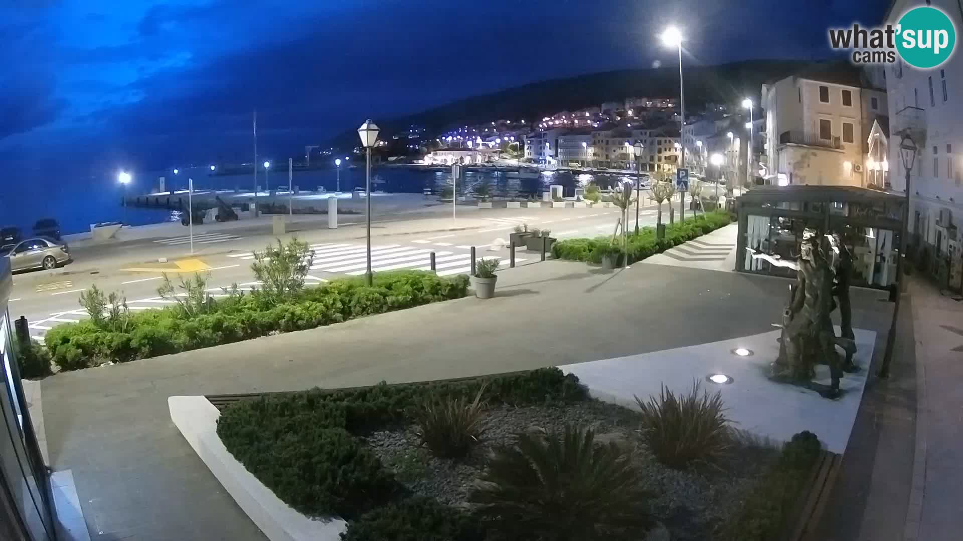 Live-Webcam Senj Riva – direkt am Meer – Kroatien