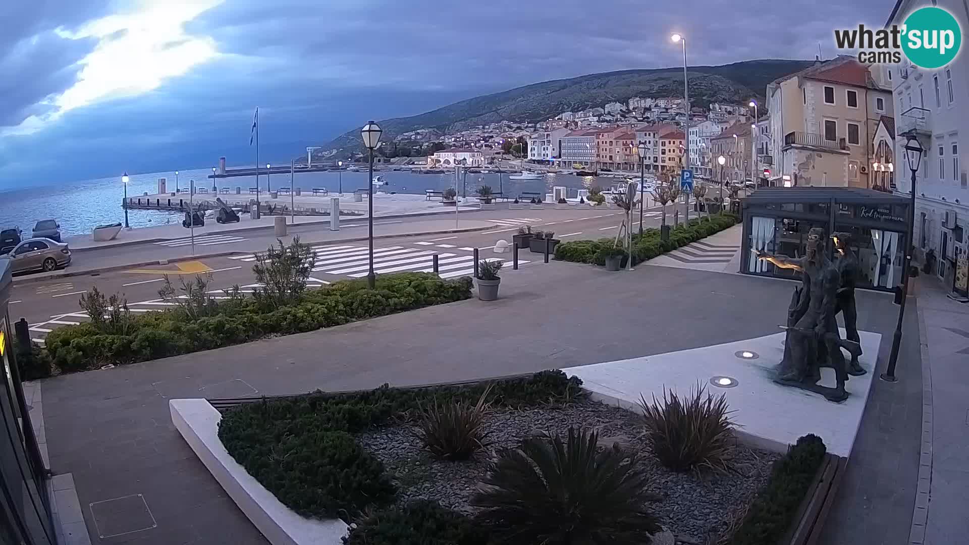 Spletna kamera v živo Senj riva – Hrvaška