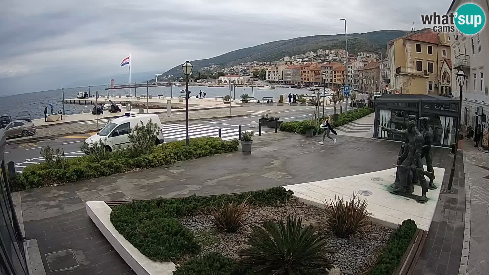 Live webcam Senj riva – seafront – Croatia