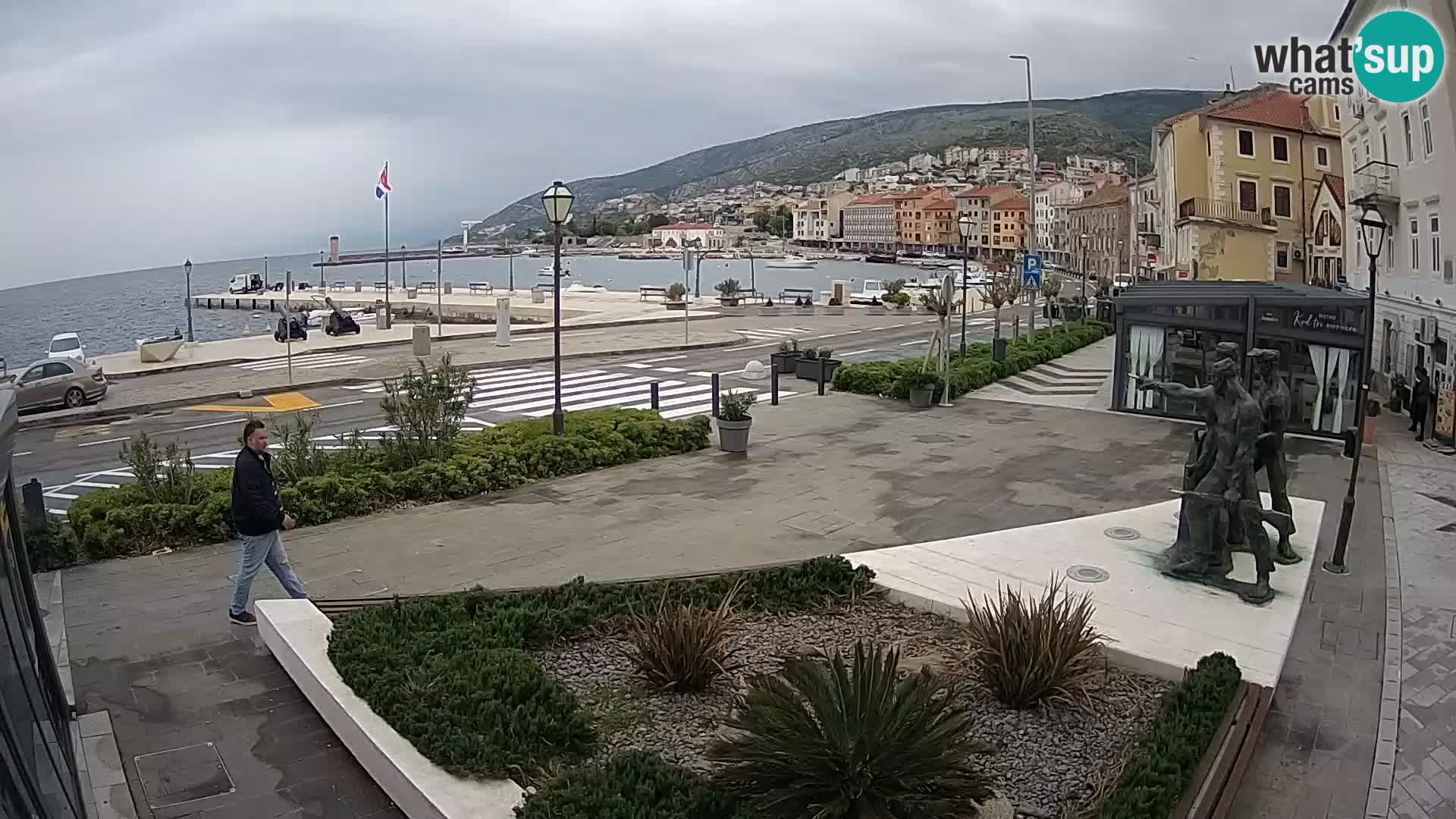 Live webcam Senj riva – seafront – Croatia