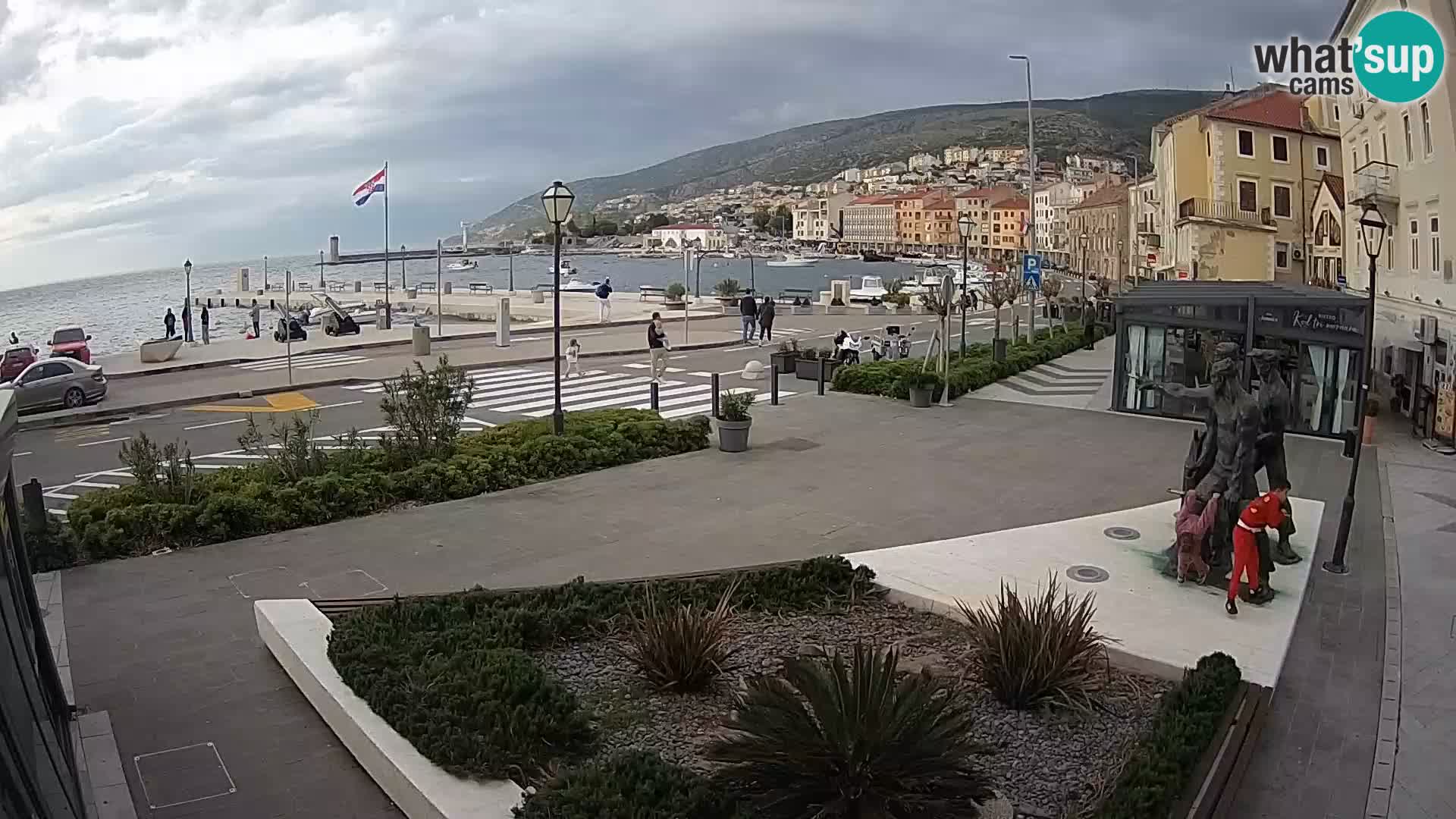 Live webcam Senj riva – seafront – Croatia