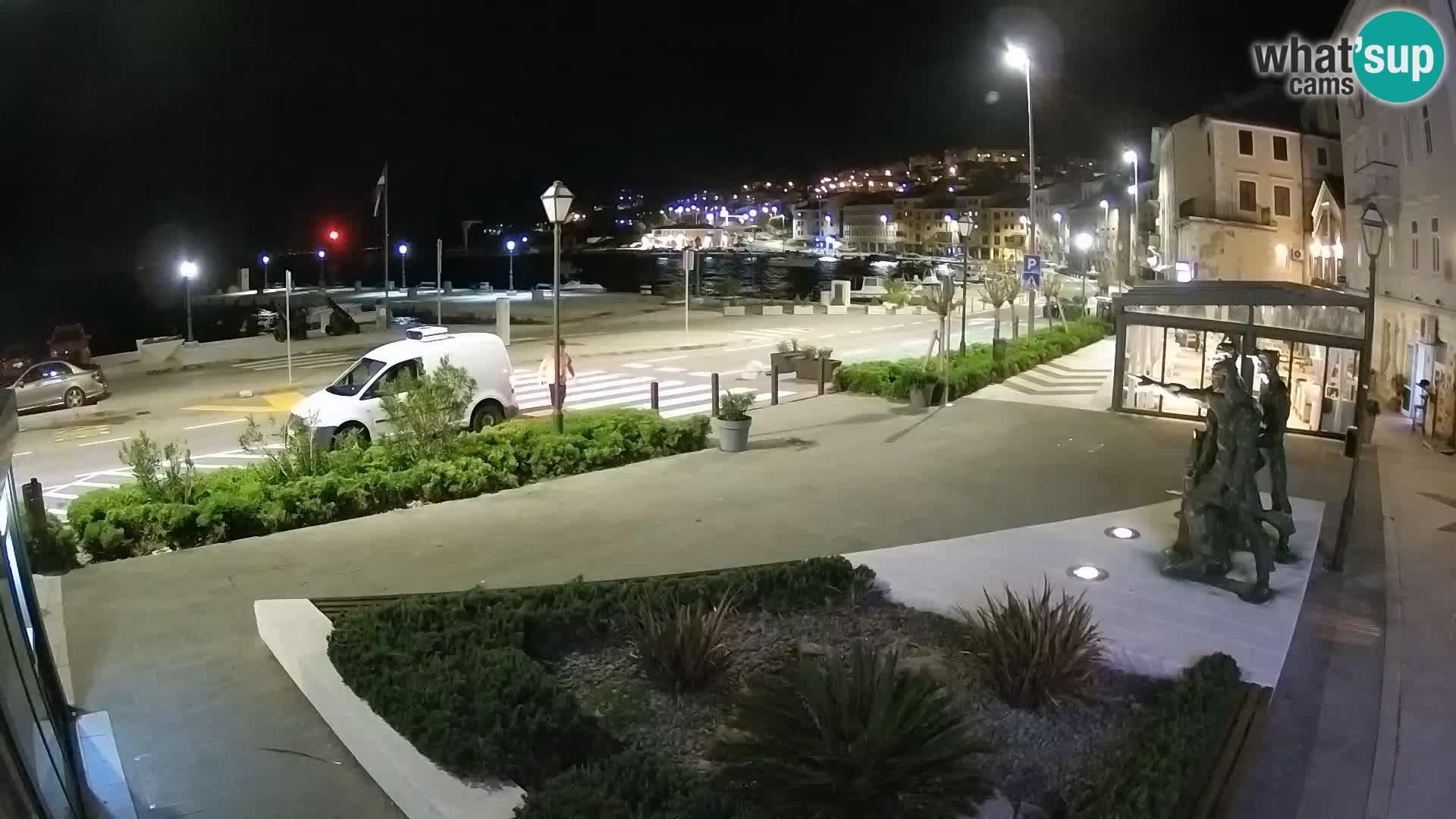 Live webcam Senj riva – seafront – Croatia