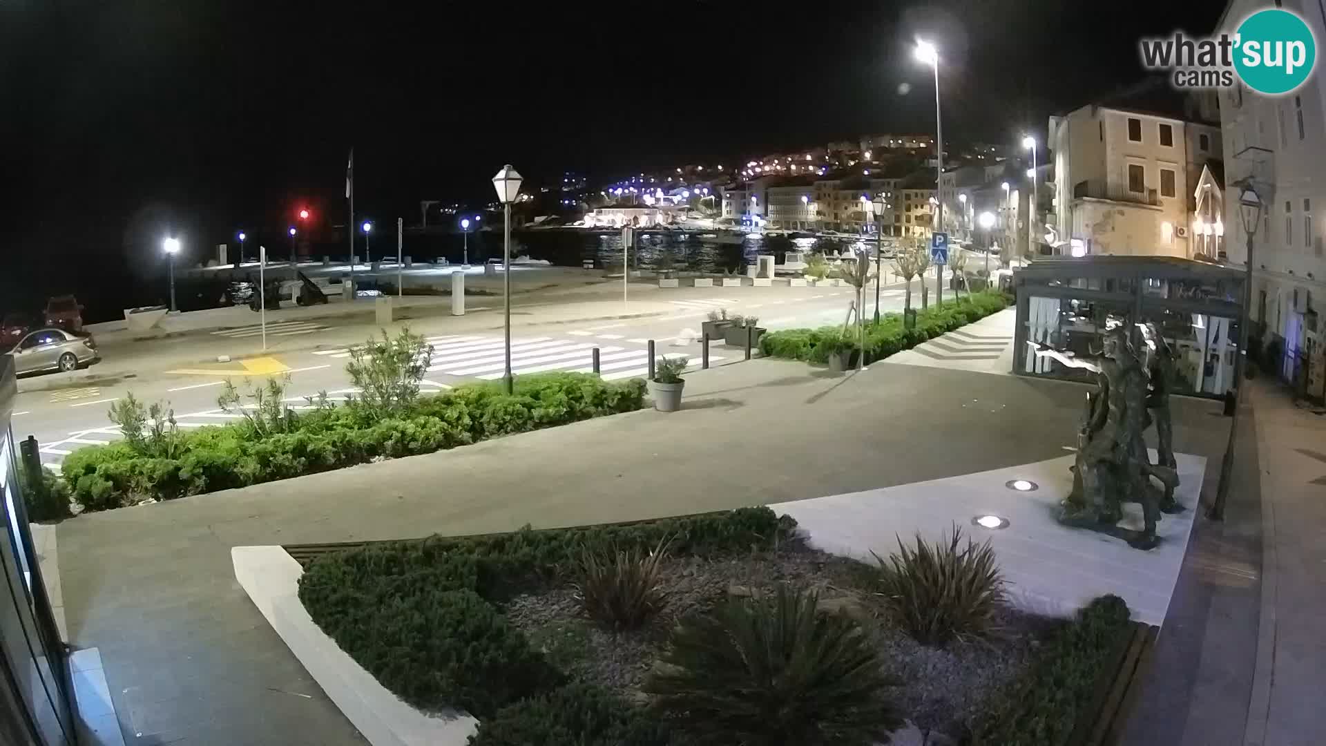 Live webcam Senj riva – seafront – Croatia