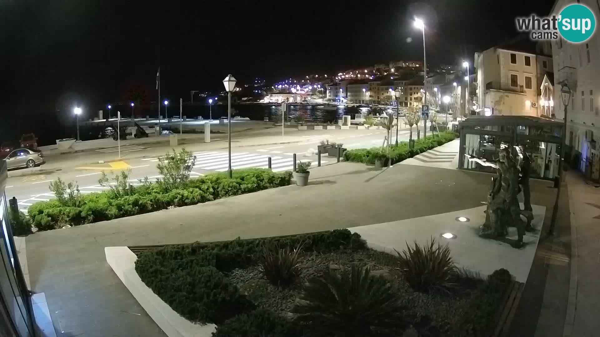 Live webcam Senj riva – fronte mare