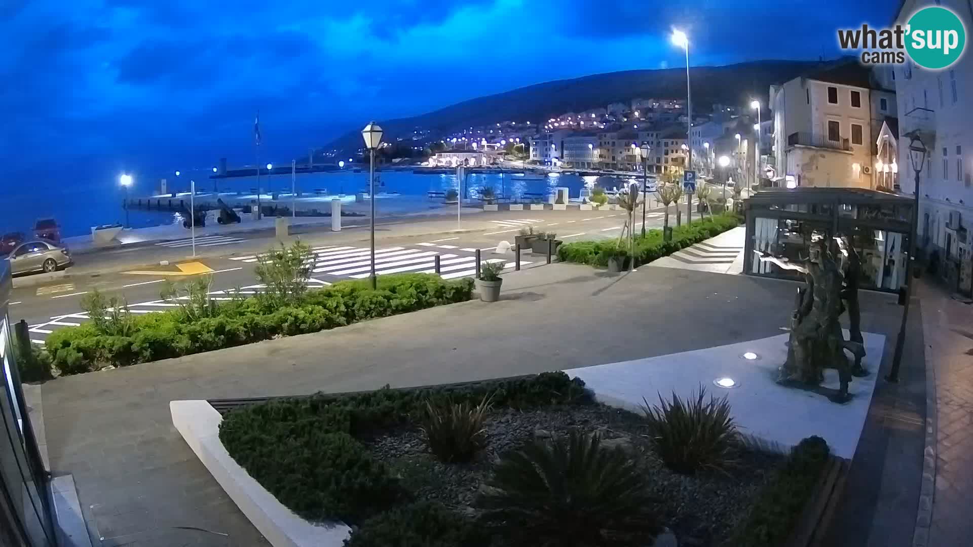 Webcam en vivo Senj riva – paseo marítimo
