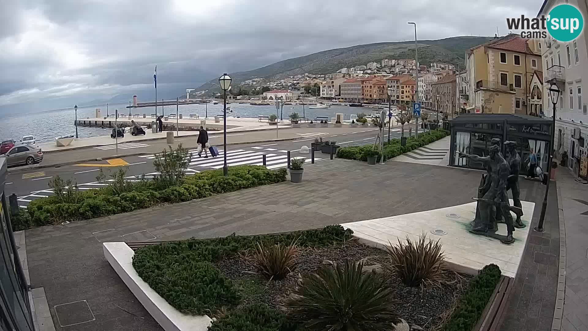 Live-Webcam Senj Riva – direkt am Meer – Kroatien