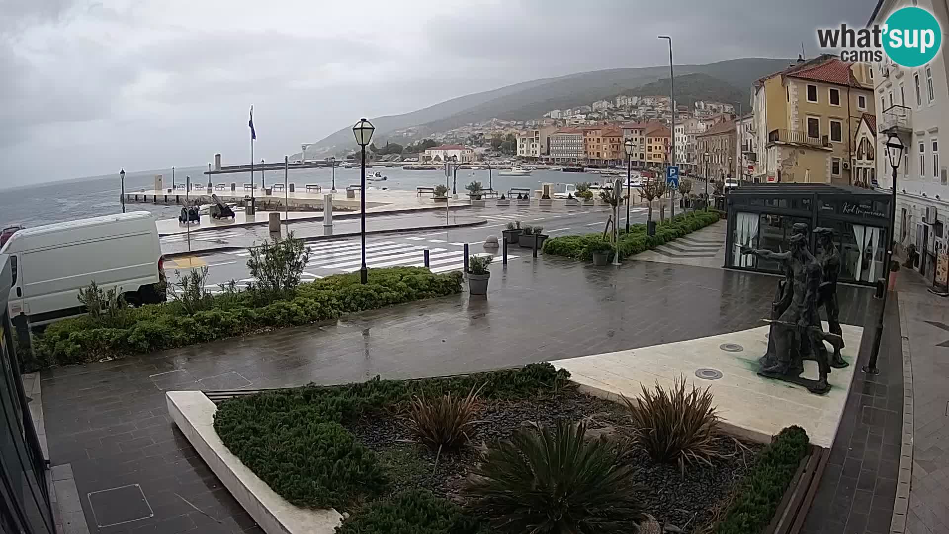 Live-Webcam Senj Riva – direkt am Meer – Kroatien