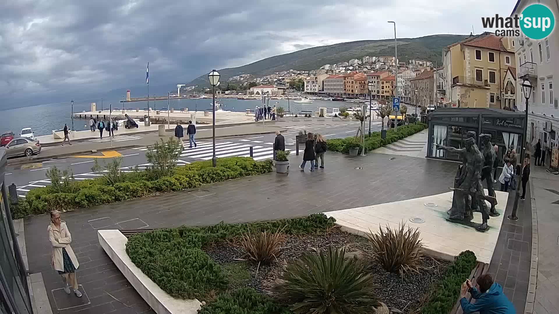 Live-Webcam Senj Riva – direkt am Meer – Kroatien