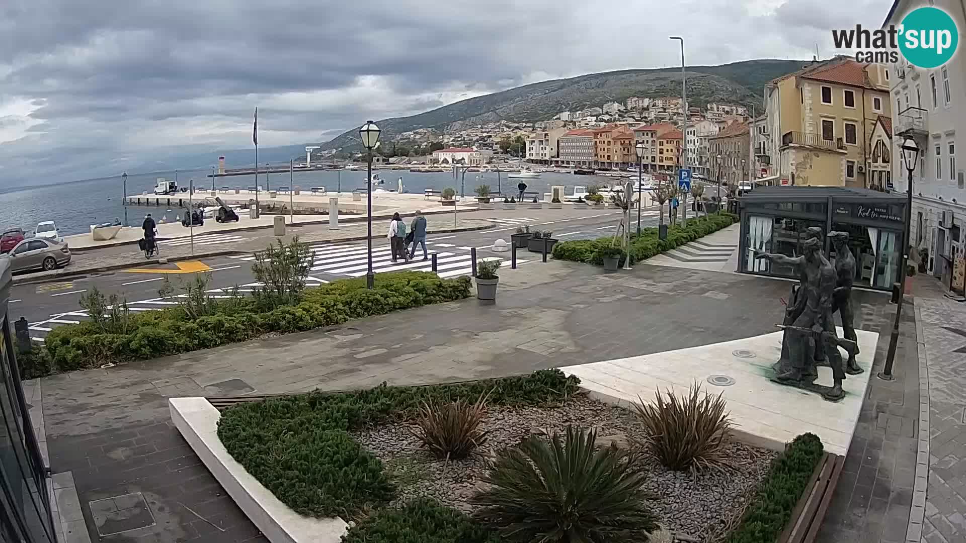 Spletna kamera v živo Senj riva – Hrvaška